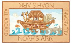 Noah's ark rug