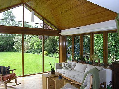 wooden conservatory