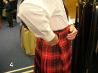 strap to buckle on kilt
