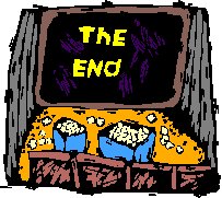 The End on screen