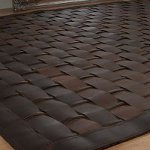 leather rug