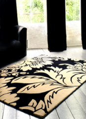 patterned rug