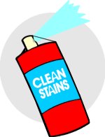 aerosol of stain remover