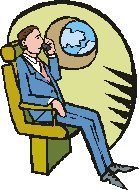 man seated on airoplane using his mobile phone