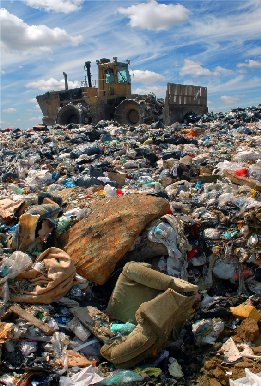 landfil rubbish tip