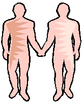 graphic of a couple