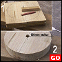 how to cut the wheel from a block